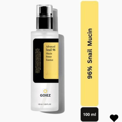 GOIEZ Advanced Snail 96 Mucin Power Essence For Glowing Skin With Daily Use 100 Ml Men & Women(100 ml)