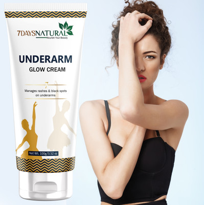 7days natural Whitening & Lightening Cream for Underarms & Intimate Areas Women Women(100 g)
