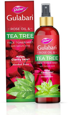 Dabur Gulabari Rose Oil & Tea Tree Face Toner Mist | With salicylic Acid Men & Women(100 ml)