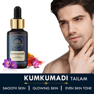Wildflower essentials Smooth, Glowing & EvenSkin Tone Face Oil For Men(30 ml)