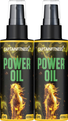 CaptainFitness POWER OIL masage FOR MEN (137) Hair Oil(100 ml)