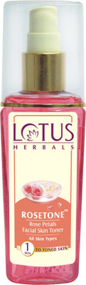 LOTUS HERBALS Rosetone Rose Petals Facial Skin Toner Women(100 ml)