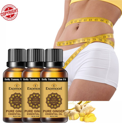 EXOMOON Fat Burning Belly Drainage Ginger Essential Lymphatic Drainage Ginger Spray Men & Women(90 ml)