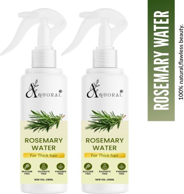 AQUORAL Herbal Rosemary Water Spray for Anti Dandruff, Damage Repair & Anti Hairfall Men & Women(200 ml)