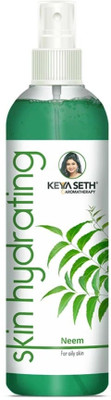 KEYA SETH AROMATHERAPY Skin Hydrating Neem Toner-Anti Acne & Pimple for Oily Skin & Revitalizing Natural Glow Enriched with Pure Neem & Sweet Geranium Essential Oil Men & Women(200 ml)