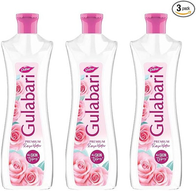 Dabur Gulabari Premium Rose water 120ml x 3u (Pack of 3) Men & Women(360 ml)