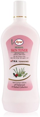 Ayur Herbal ( XTRA TONING ) Skin Toner, 500ml Men & Women(500 ml)