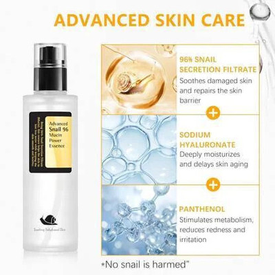 Lonien Advanced Snail 96 Mucin Power Essence for Daily Skincare Routine for Men & Women Men & Women(110 g)