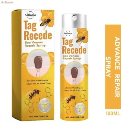 ACTIWOW Tag Recede Bee Venom Spray for Flawless Complexion Spray Men & Women(100 ml)