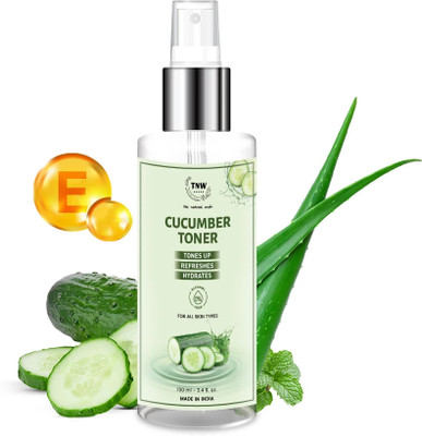 TNW - The Natural Wash Cucumber Toner & Makeup Remover | Hydrating Men & Women(100 ml)