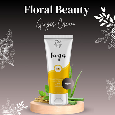 FLORAL BEAUTY ORIGINAL GINGER CREAM IT CAN HELP TO REMOVE ACNE & PIMPLE ,REMOVING DARK PATCHS Men(100 g)