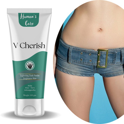 HUMAN'S CARE V Cherish Whitening Cream skin lightening for private areas Women(99.1 ml)