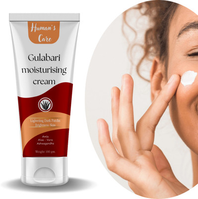 HUMAN'S CARE Gulabari moisturising cream Rose Glow For Dull & Dry Skin Moisturizing Body Men & Women(99 g)