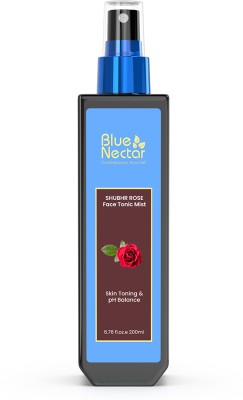 Blue Nectar Shubhr Steam Distilled Rose Toner Water & Face Tonic Mist (200 ml) Men & Women(200 ml)