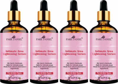 PARK DANIEL Intimate Whitening Serum for Bikini Area,Inner Thighs Pack 4 of 30ML Intimate Moisturizer(120 ml, Pack of 4)