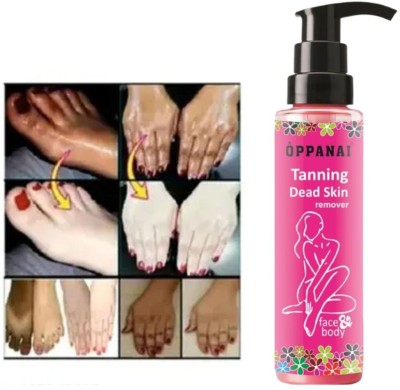 oppanai Pack of 1 Natural Tanning Dead Skin Remover Helps in Skin Brightening-007 Men & Women(100 ml)