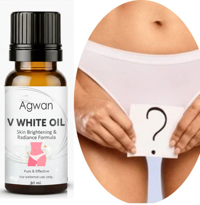 Agwan V-White Massage Oil for Women help in skin toning oil Natural oil -W19 Women(30 ml)