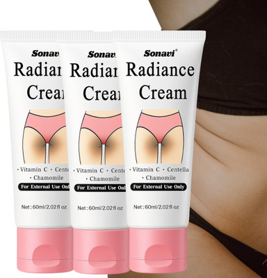 Sonavi Radiance Cream for Dark Elbow Knee Underarms Intimate Area & Neck Back Cream For Men & Women(180 ml)