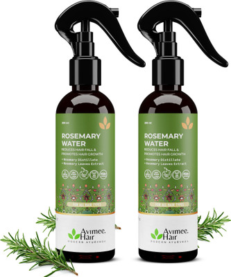 Avimee Herbal Rosemary Water For Hair Growth | Mist Spray for Fall Control & Shine | Pack of 2 Men & Women(400 ml)