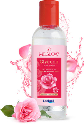 meglow Rose Water Toner with Glycerin For Nourished & Glowing Skin, Hydrating Face Mist Men & Women(60 ml)