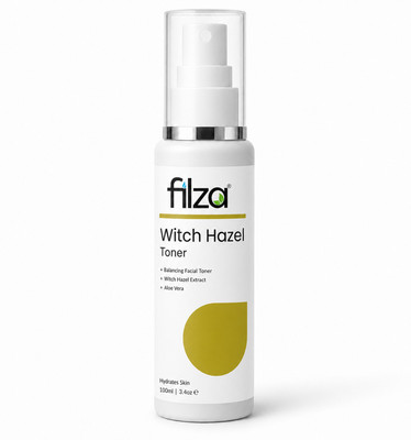 FILZA Witch Hazel Toner for Pore Care, Oil Control & Fresh Looking Skin for Men & Women(100 ml)