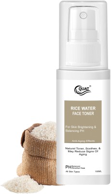 QUAT Rice Water Face Toner for Skin Brightening & Balancing PH Men & Women(100 ml)