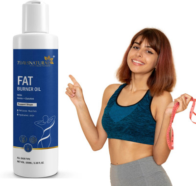 7 Days Fat Burner Toner gel A belly fat reduce oil weight loss fat burner slimming oil Men & Women(100 ml)