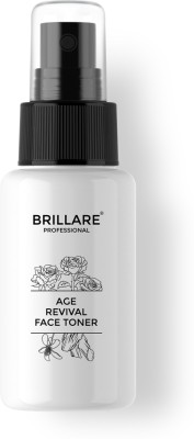 BRILLARE Age Revival Face Toner, Ideal for Ageing Skin, With Goodness of Rose, Neroli & Sandal, Removes Fine Lines, Age Spots & Tightens the Skin Men & Women(50 ml)