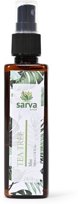 sarva by anadi Tea Tree Facial Mist Toner Spray for Acne Prone Skin, Youthful & Hydrated Skin Men & Women(100 ml)