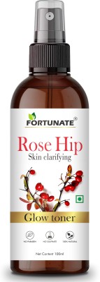 FORTUNATE Rosehip Clarifying Toner for Anti Ageing, Hydrating Spray Toner Men & Women(100 ml)