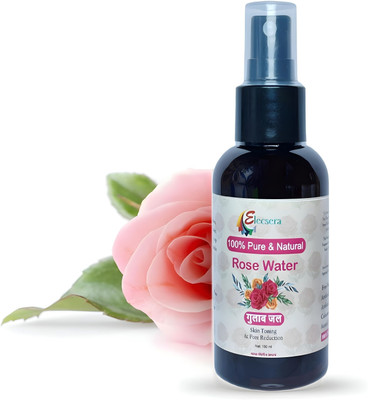 Elecsera Natural Rose Water Herbal Skin Face wash Keeps Skin Scented for All Skin Types Men & Women(100 ml)