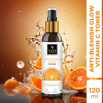 GOOD VIBES Vitamin C Anti Blemish Glow Toner 120ml Men & Women(120 ml)