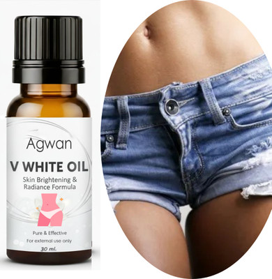 Agwan V-White Massage Oil for Women help in skin toning oil Natural oil -W7 Women(30 ml)
