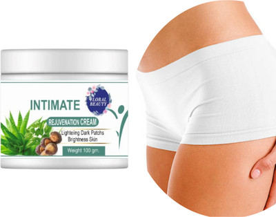 FLORAL BEAUTY Intimate Area Whitening Natural Cream skin lightening for private area Women(90.99 g)