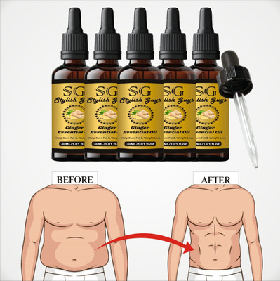 STYLISHGUYS FIT BODY SHAPE AND FAST SLIMMING ESSENTIAL GINGER PURIFY OIL FOR MEN & WOMEN(150 ml)