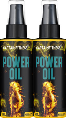 CaptainFitness POWER OIL masage FOR MEN (190) Hair Oil(100 ml)