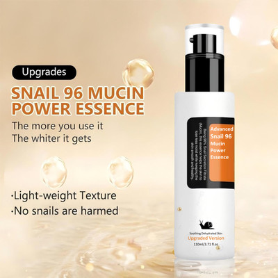 QERINKLE Advanced Snail 96 Mucin Power Essence for Daily Skincare Routine for Men & Women(110 ml)