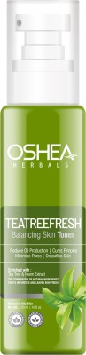 Oshea Herbals Teatree Fresh Skin Toner For Healthy & Glowing Skin I Oil control Men & Women(120 ml)