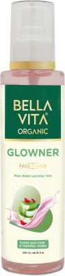 Bellavita Glowner rose water face toner for glowing skin for all skin type Men & Women(100 ml)