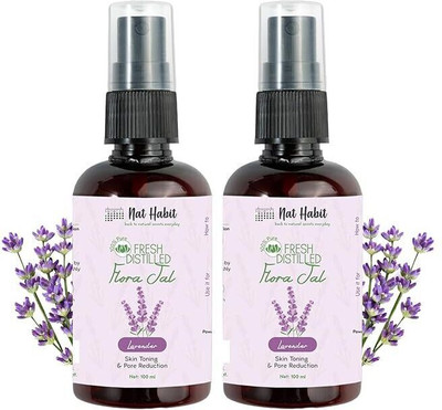 Nat Habit Pure Lavender Jal (Lavender Water) | Oil-Control, Acne-Control, Hydration Men & Women(200 ml)