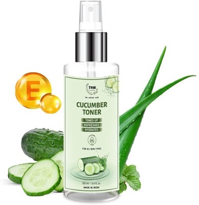 TNW - The Natural Wash Cucumber Toner, Tones up, Refreshes ,Hydrates for all skin Types Men & Women(100 ml)