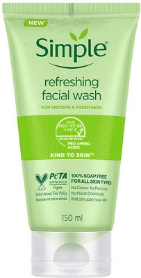 Simple Kind to Skin Refreshing Facial Wash pk of 1 Face Wash(150 ml)