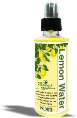 VEDICAYURVEDA Lemon Water, Tan and Lightens Dark Spots, purifying Toner 200ml Men & Women(200 ml)