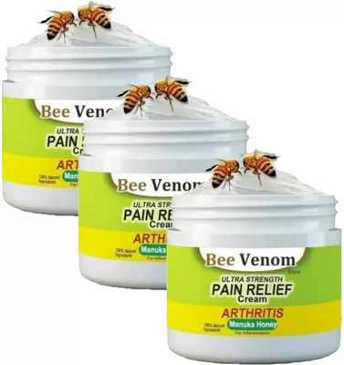 ACTIWOW Pack of 3 BEE VENOM Joint Cream ,Muscle Pain Relief Cream Cream(50 g)