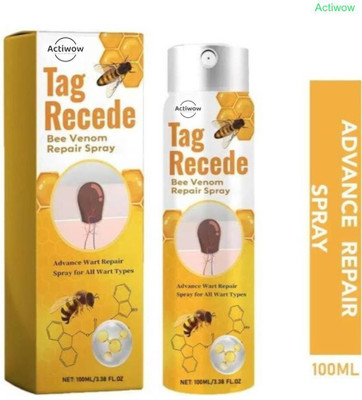 ACTIWOW Tag Recede Bee Venom Spray for Fast and Safe Skin Tag Solutions Men & Women(100 ml)