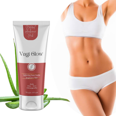 Natural ambience hub VEGI GLOW Intimate Cream| Daily Soothing Moisturizer for Intimate area(99.1 ml)