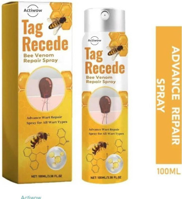 ACTIWOW Tag Recede Bee Venom Spray for Gentle and Fast Skin Tag Removal Spray Men & Women(100 ml)
