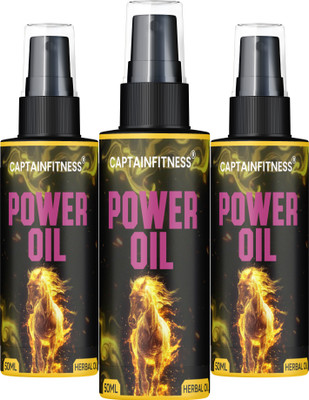 CaptainFitness POWER OIL masage FOR MEN (349) Hair Oil(150 ml)