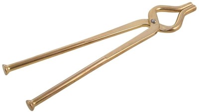 Pure Source (India) Brass Kitchen Tongs 10 Inch, 1 pcs Tong 10inch, 1pcs 25.4 cm Serving Tongs(Pack of 1)