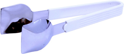 BLLUEX White Tong Multipurpose Tong for Kitchen and Tableware 20 cm Sugar, Salad, Roasting, Hamburger, Biscuit, Sandwich, Spaghetti, Utility Tongs(Pack of 1)